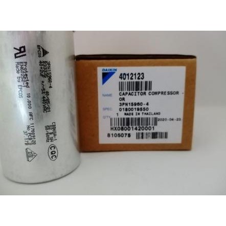Capacitor / Kapasitor Ac Daikin 2Pk Ftm50Jv 40+2Uf