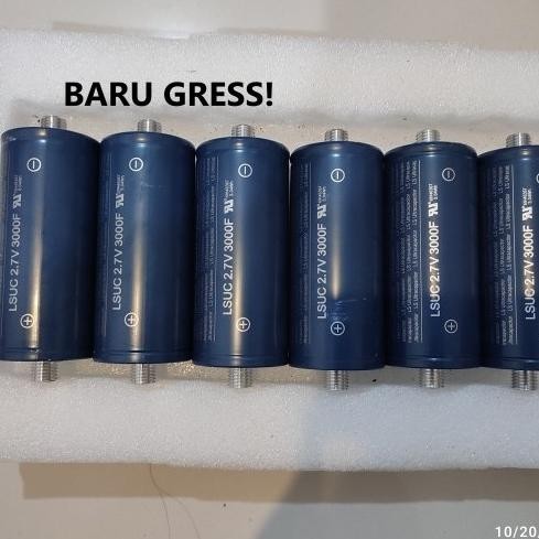 New Super Capacitor 2.7V 3000F Ultra Kapasitor Original Real Capasitor