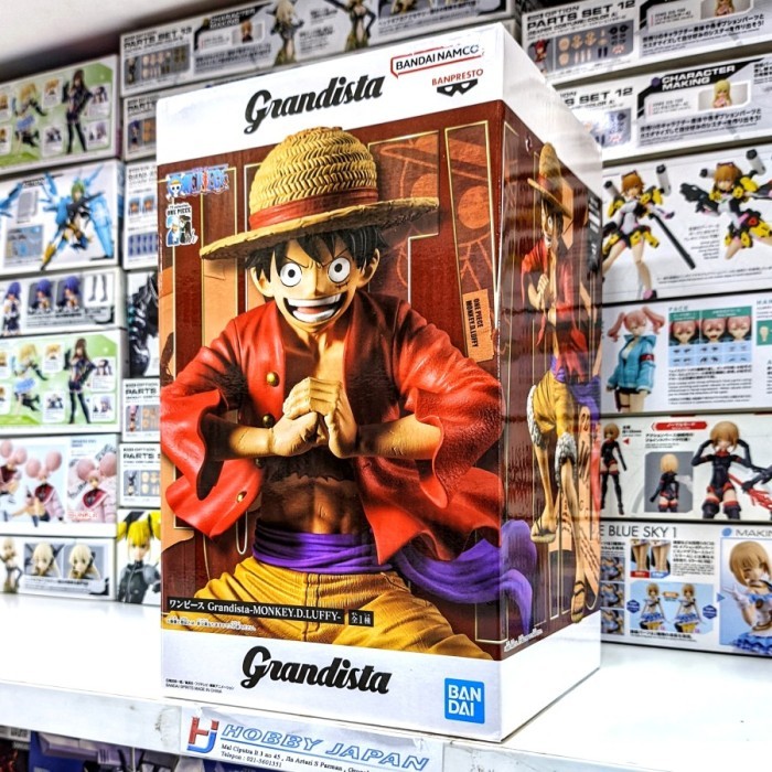 TERBARU Grandista One Piece 20th - Monkey D Luffy ( Fist and Palm Salute ) BISA GOSEND