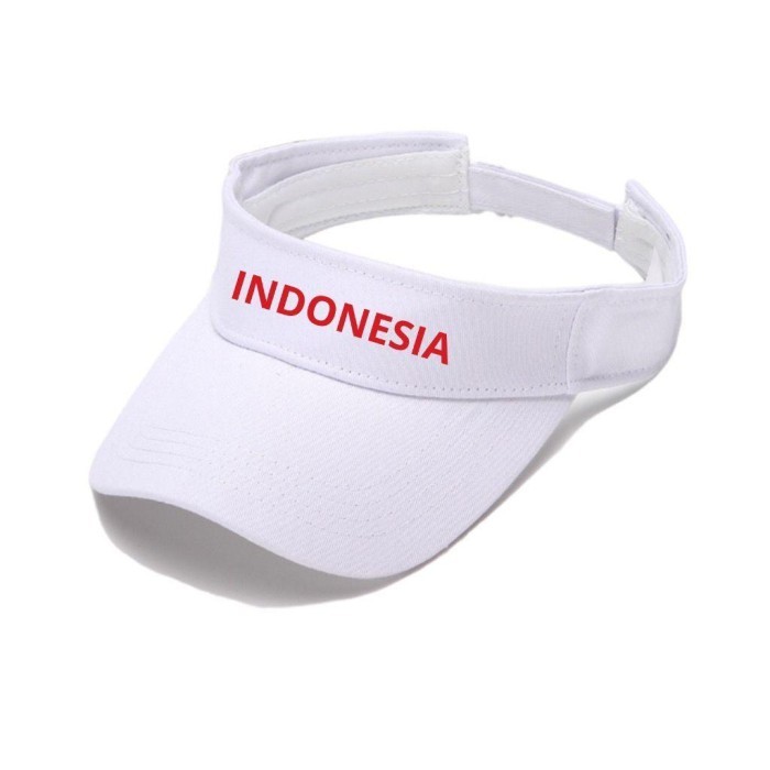 Topi Topi Baseball Merah Putih Garuda Indonesia Terbaru Topi Pria Wanita - Golf Indo Putih, All Size