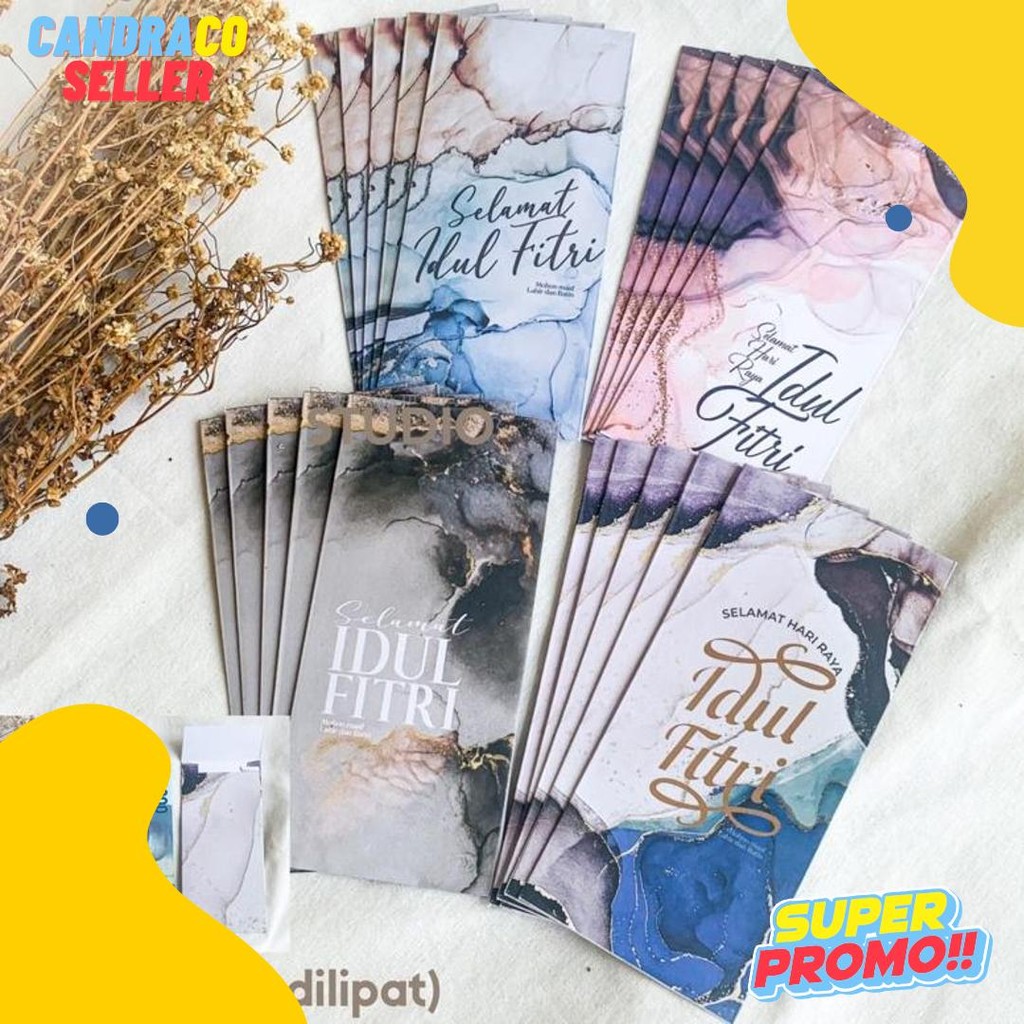 

[Ukuran Uang] 20Pcs Amplop Lebaran Premium / Amplop Idul Fitri Bahan Tebal (Cod)