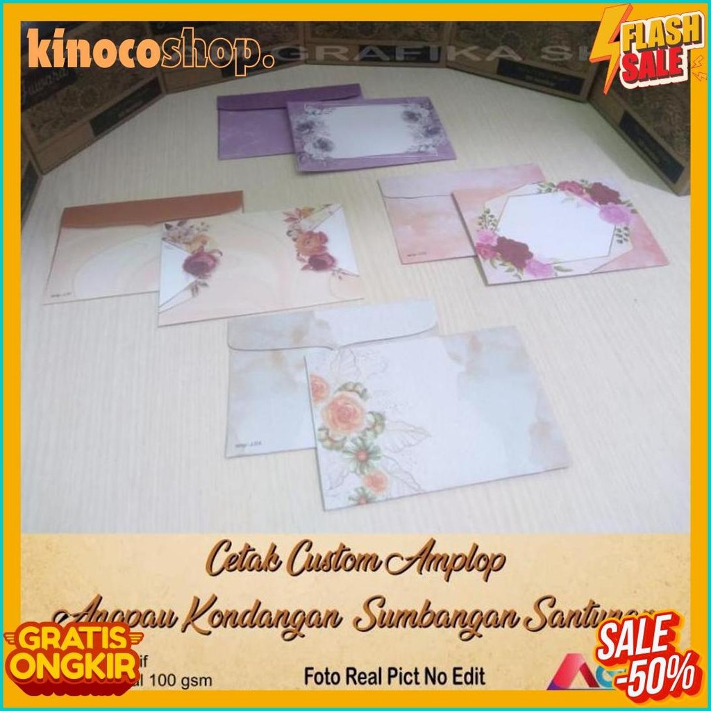 

Cetak Amplop Kondangan Sumbangan 1 Pack Isi 50 Pcs Bahan Tebal 100 Gsm Amplop Angpau Santunan (6.6)