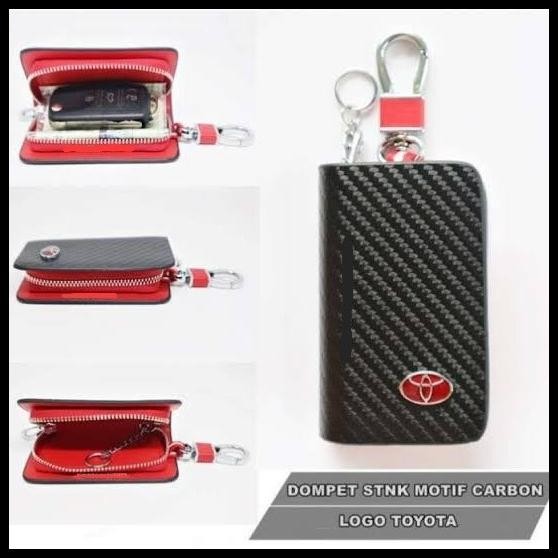 HOT DEAL DOMPET STNK TOYOTA SIENTA / TEMPAT STNK MOBIL MOTOR MOTIF CARBON / DOMPET TEMPAT STNK 