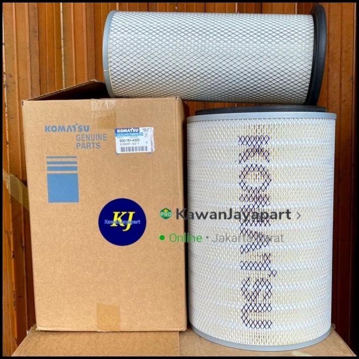 DISKON AIR FILTER UDARA KOMATSU D85SS-2 600-181-4300/4311 + 600-181-4230/4211 