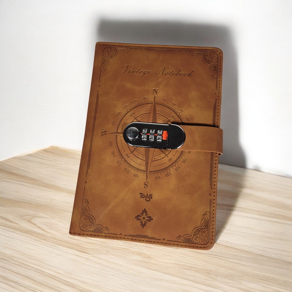 

Buku Jurnal Leather Diary 200 Halaman Grid A5 with Lock TD22 Universal Murah High Quality Original