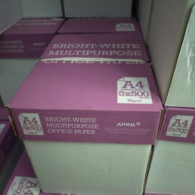 

TERBARU - kertas hvs A4 75gr (BMO) per dus(5rim)