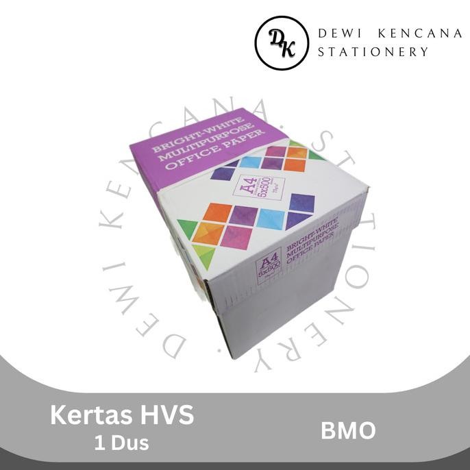 

Kertas HVS / Kertas Fotocopy BMO 1 Dus isi 5 Rim
