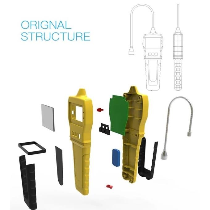 Bosean Portable Combustible Ch4 Lpg Natural Gas Leak Detector