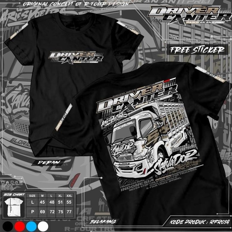 Rfr039 Kaos Truk Kaos Truk Driver Canter Kaos Cantermania Kaos Canter