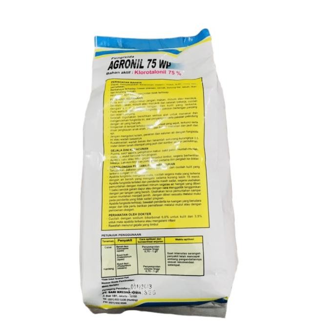 Agronil 500Gr Fungisida Agronil 75 Wp 500 Gram Fungisida Kontak Produk