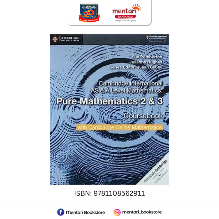 

BISA E-FAKTUR! As & A Level Pure Mathematics Coursebook w/ Online Practice Level 2&3