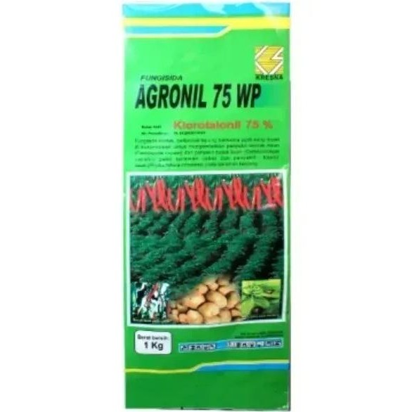 Agronil 1Kg Fungisida Agronil 75Wp 500Gr/1Kg - Pembasmi Jamur Tanaman