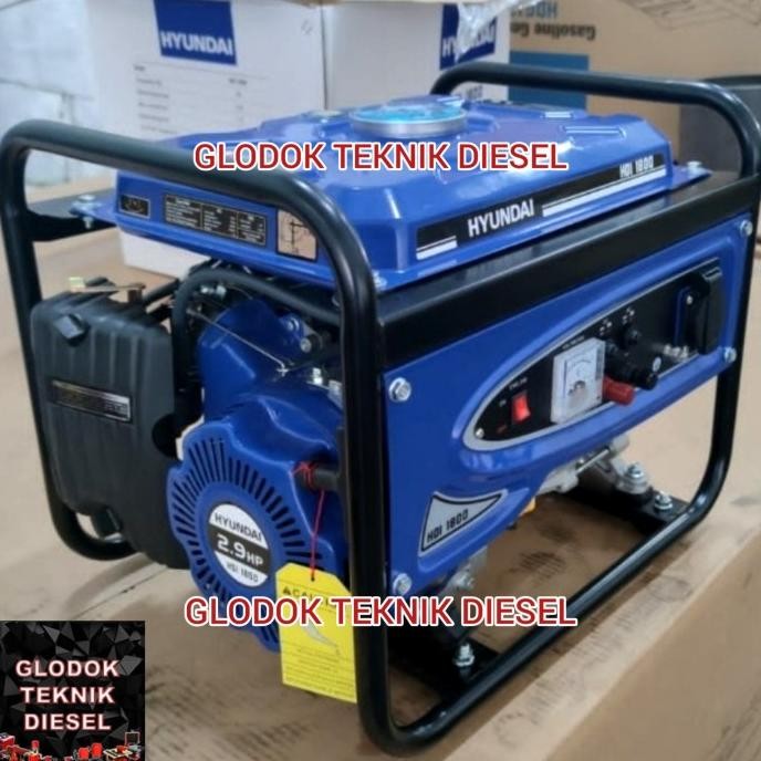 Engine Genset Hyundai Hdi 2800 Generator Listrik Mesin Genset 2000Watt