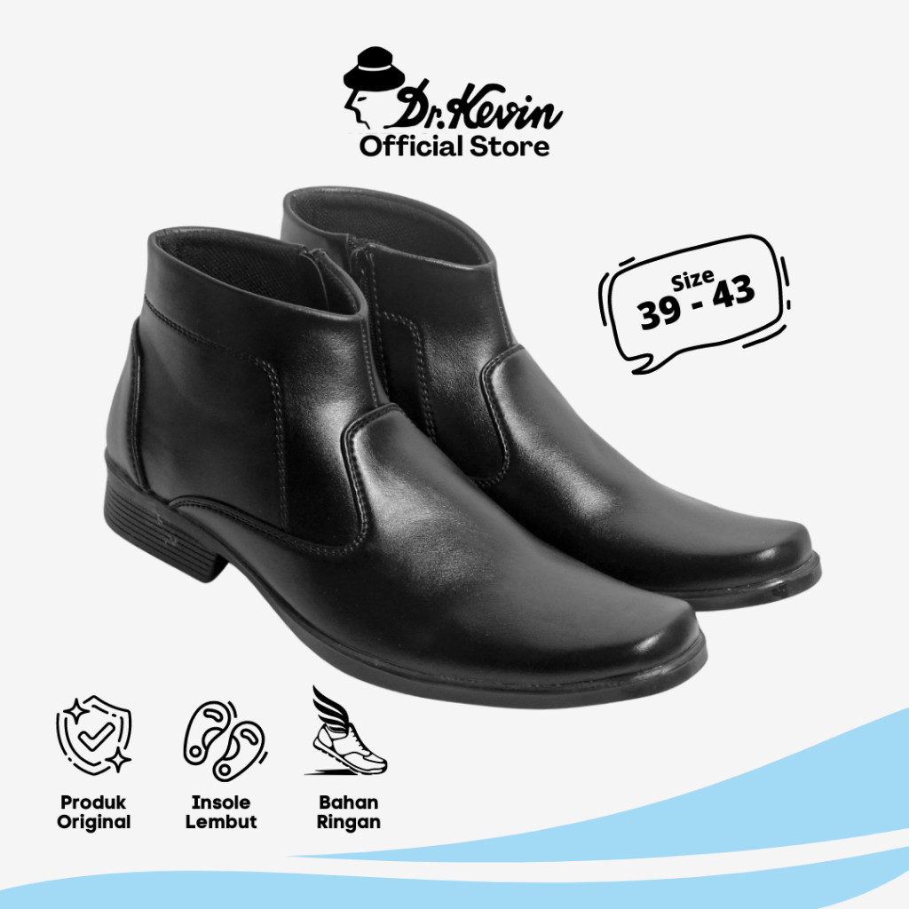 PROMO SEPATU WANITA  Dr. Kevin Sepatu Formal Pria Men Formal Boot Shoes 831-015 (39 Only)