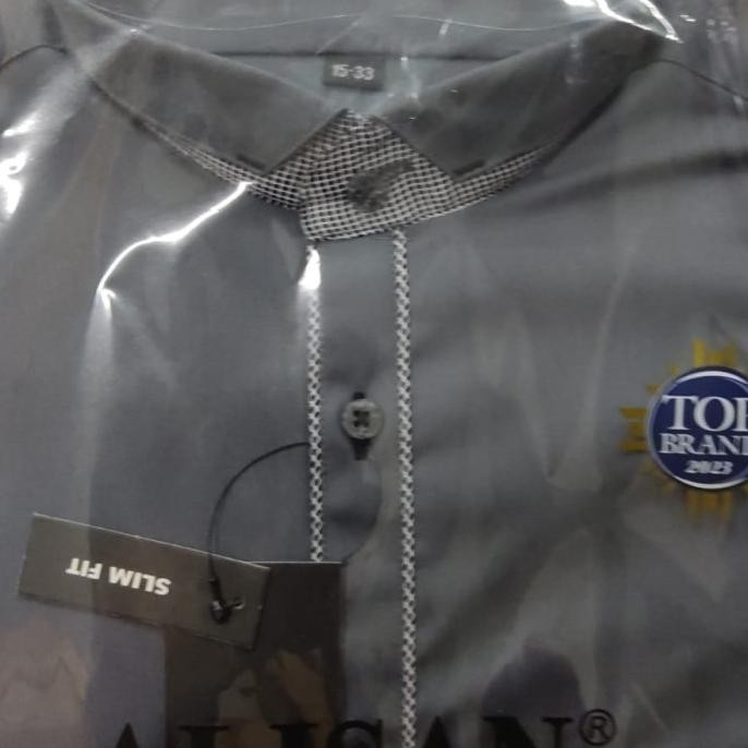 Promo KEMEJA KOKO ALISAN LENGAN PANJANG SLIMFIT SZ 14,5-16 COD