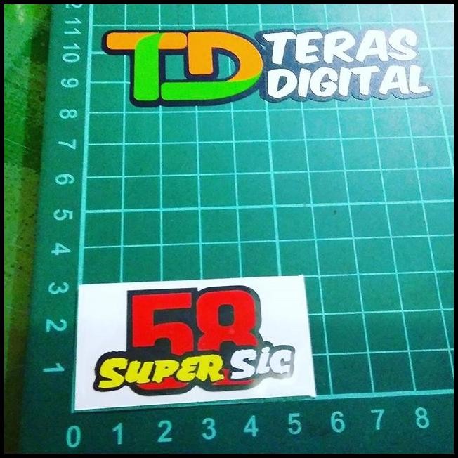 

TERMURAH CUTTING STICKER 58 SUPER SIC KECIL, MARCO SIMONCELLI !!!