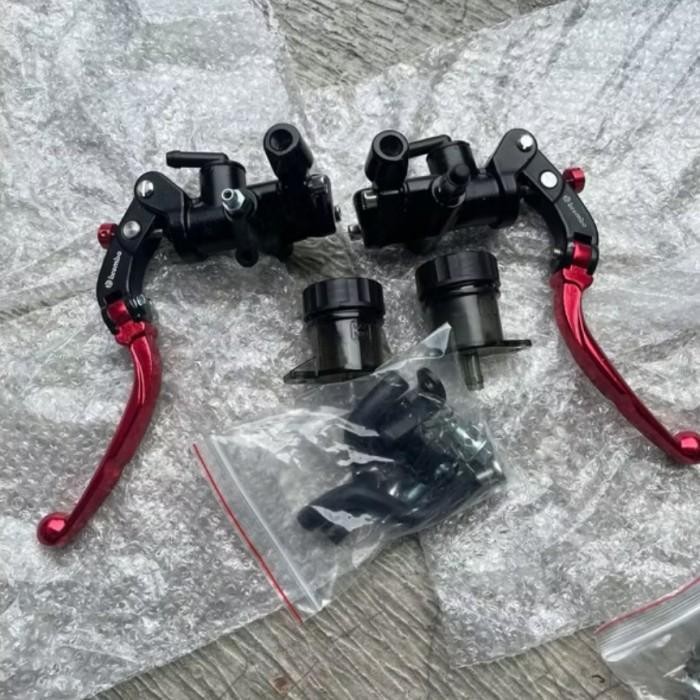 MASTER REM ACCOSSATO 2 TABUNG MODEL RCB S1 SET KANAN KIRI NMAX AEROX PCX ADV DLL Import Premium
