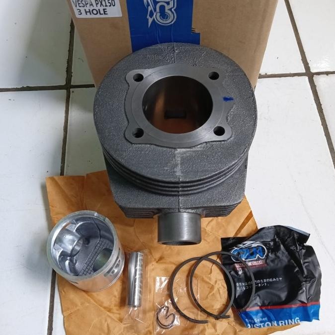 Ori - Blok Seher 1 Set Lengkap Vespa Px150 3 Hole(Crun)