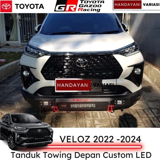 Tanduk Towing Depan Custom Toyota Veloz 2022 2024 Towing Custom Led