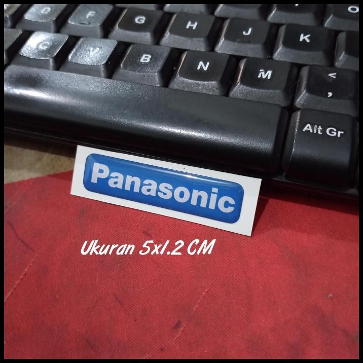 

TERMURAH STICKER TIMBUL RESIN PANASONIC BIRU STIKER LYCAL 3D LOGO KECIL SATUAN !!!