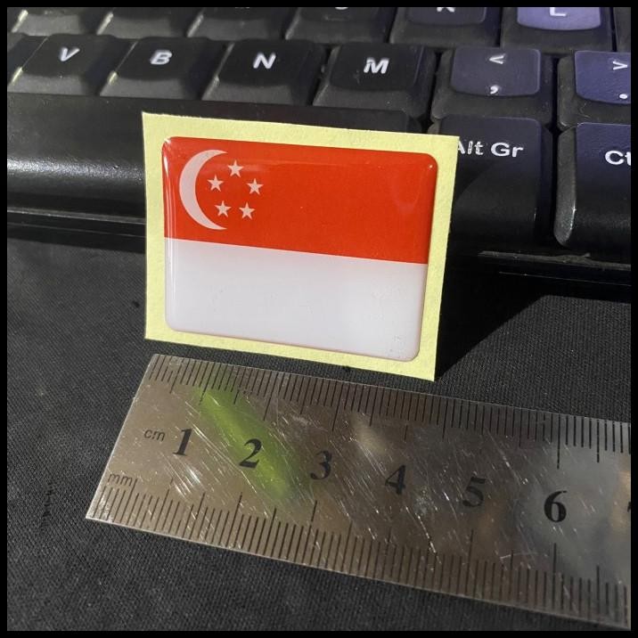 

GRATIS ONGKIR STICKER RESIN TIMBUL SINGAPORE STIKER LENTUR 3D FLAG BENDERA SINGAPURA !!!!