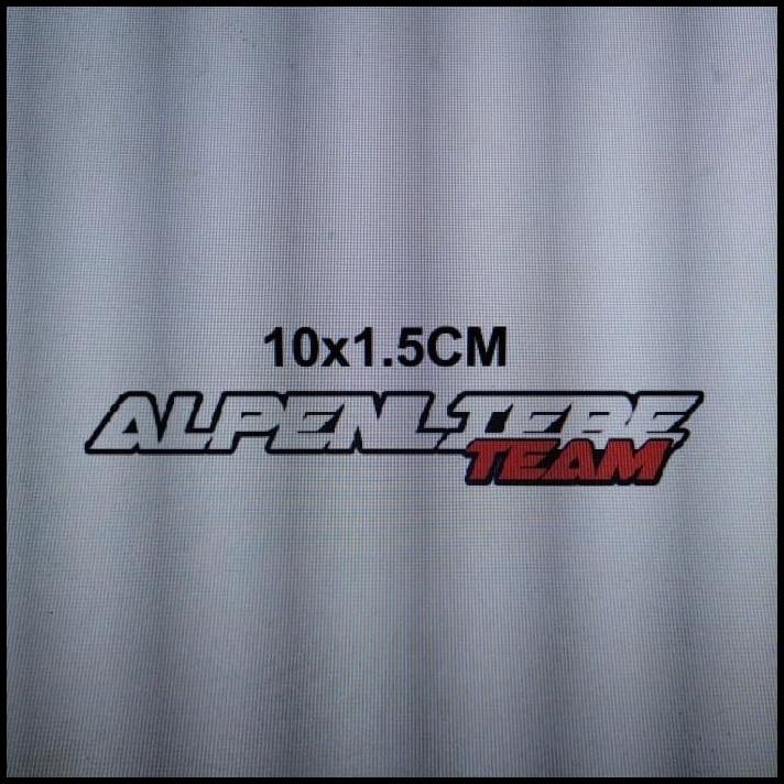 

GRATIS ONGKIR CUSTOM CUTTING STICKER ALPENLIEBE TEAM 10CM 3WARNA !!!!!!