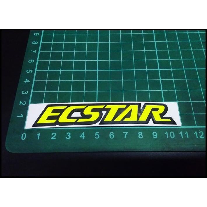 

DISKON CUTTING STICKER ECSTAR 11X2CM KUNING FLUO. !!