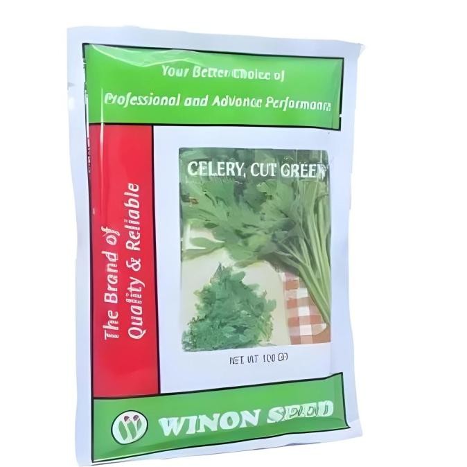 

Celery Cut Green 100 Gr Benih/Bibit Seledri Celery Cut Green 100 Gram