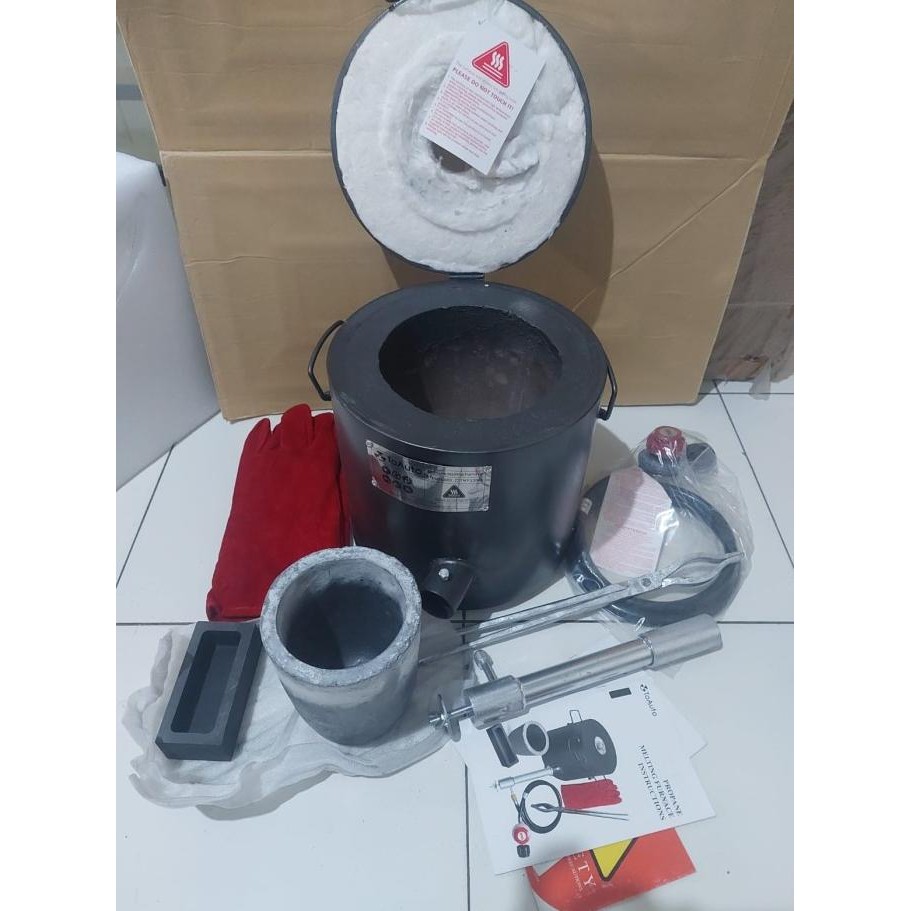 Melting Furnace Tin Silver Copper Aluminium Melting Gas Gold Melting Furnace 10 Kg