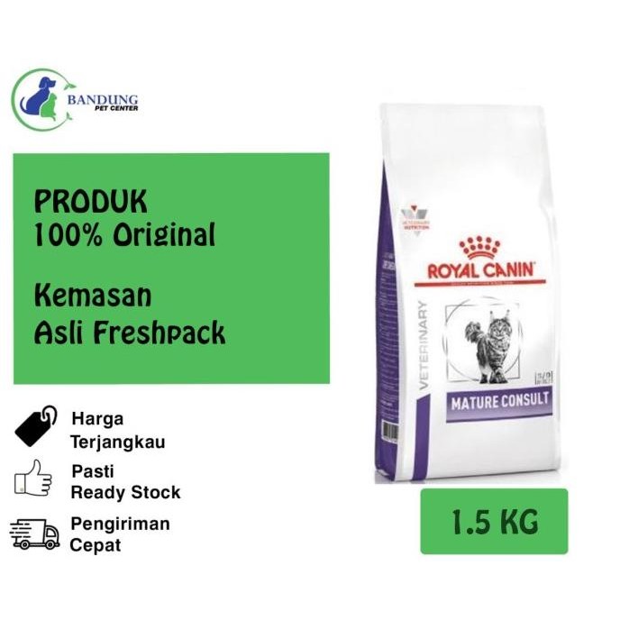 

ROYAL CANIN VET SENIOR CONSULT STAGE 1 BALANCE CAT 1.5KG ORIGINAL