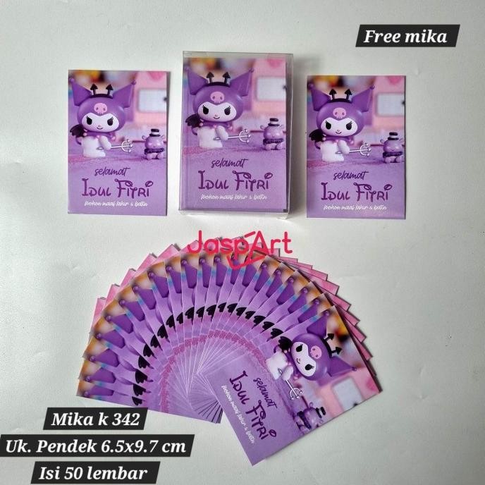 

Ready stock] AMPLOP LEBARAN HARI RAYA IDUL FITRI MIKA ISI 50 LEMBAR - KD342