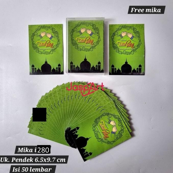 

><><><] AMPLOP LEBARAN HARI RAYA IDUL FITRI MIKA ISI 50 LEMBAR - KD280