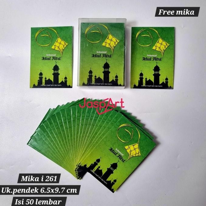 

------] AMPLOP LEBARAN HARI RAYA IDUL FITRI MIKA ISI 50 LEMBAR - KD261