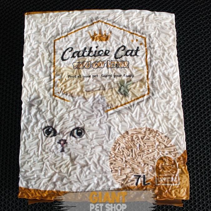 

PASIR KUCING TOFU CATTIEE CAT 7L | PASIR GUMPAL WANGI CATTIEE CAT TOFU ORIGINAL