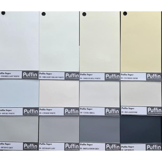 

CAT TEMBOK INTERIOR PUFFIN SUPER 20L EASY CLEAN ORIGINAL