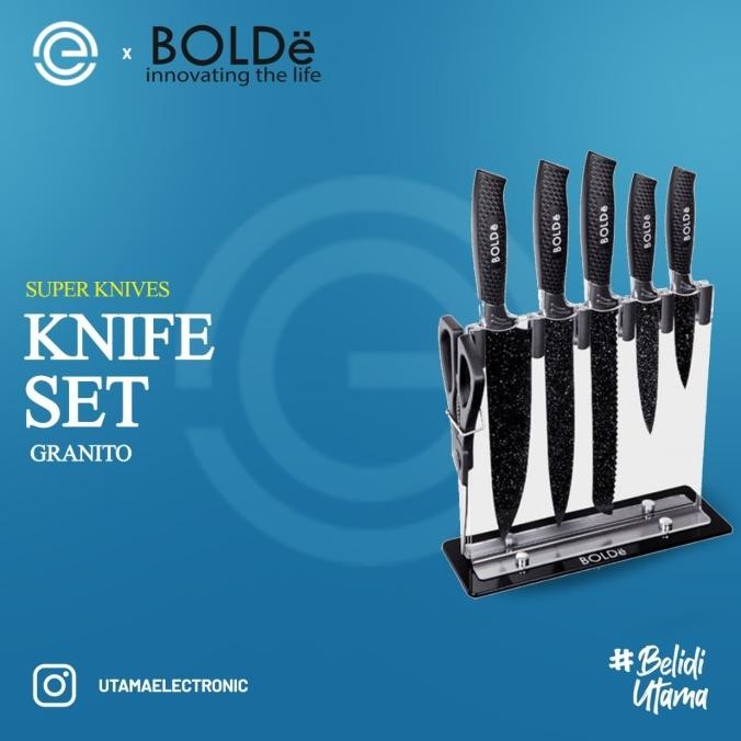 

Berkualitas BOLDe Pisau Dapur Set - Super Knives Granito