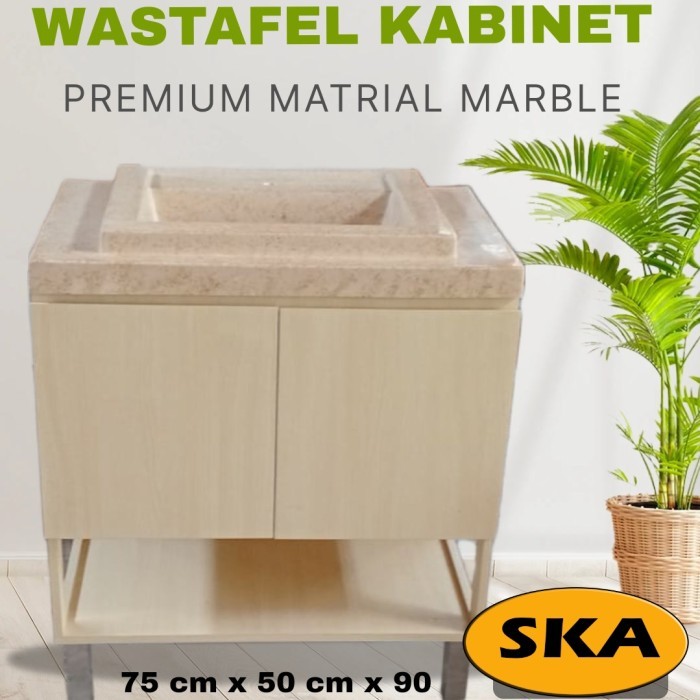 wastafel kabinet set/wastafel marble premium