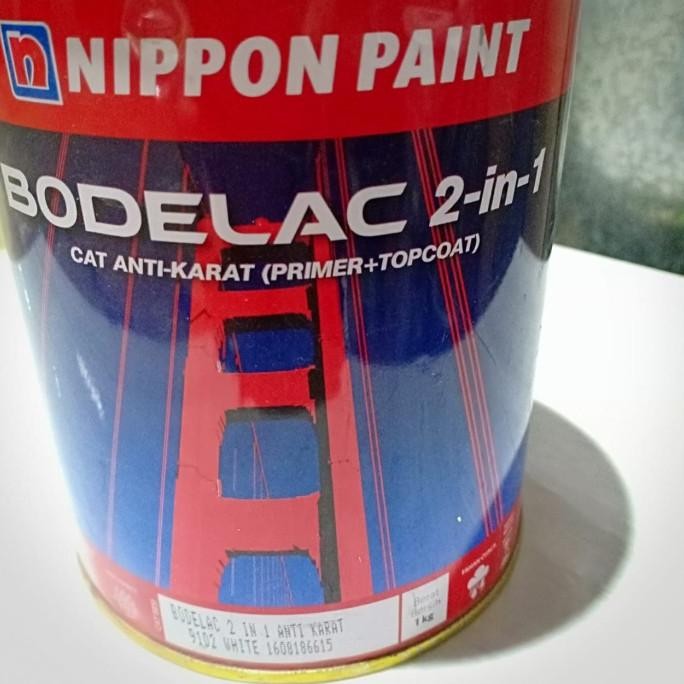 

CAT BESI NIPPON PAINT BODELAC 2 IN 1 PRIMER ANTI KARAT 1 KG ORIGINAL