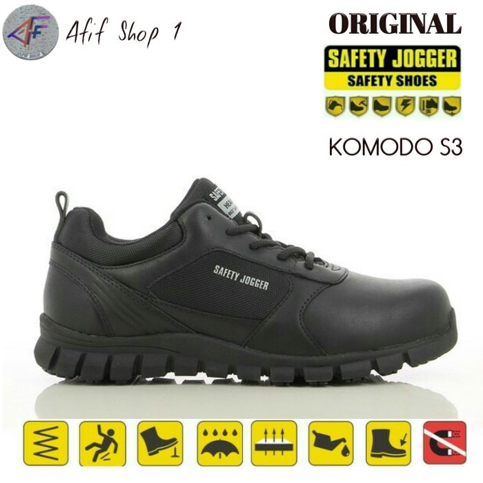 Jual Sepatu Safety Shoes Jogger Komodo S3 Esd Src Original / Joger Komodo