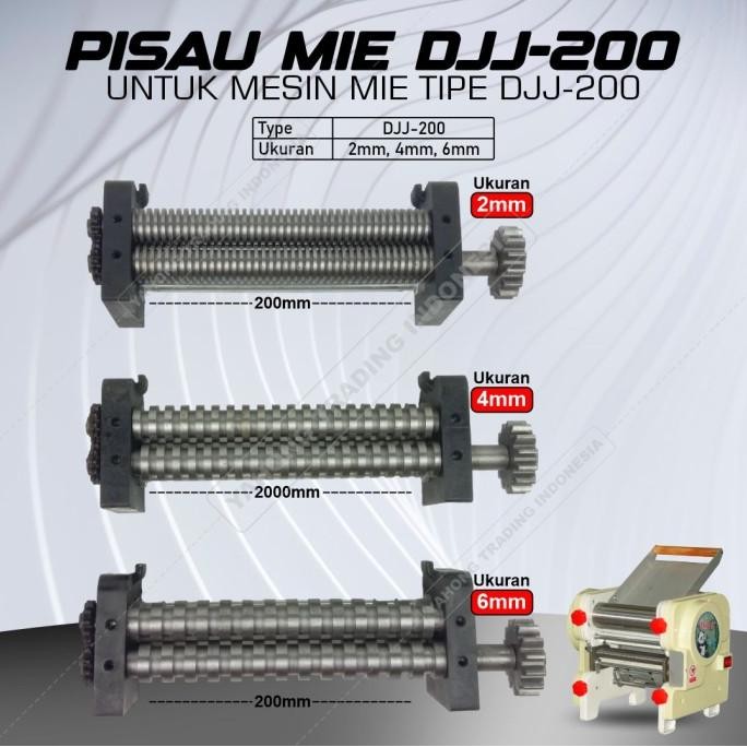 

Berkualitas Pisau Untuk Mesin Penggiling Mie DJJ-200 Ukuran 2mm 4mm 6mm