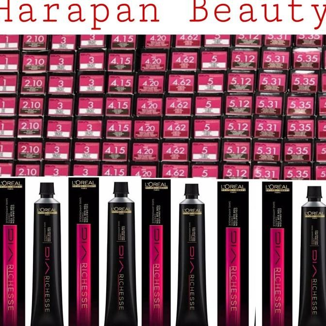 

WARNA LENGKAP , LOREAL TONING DIARECHESSE CAT RAMBUT DIA RICHESSE ORIGINAL