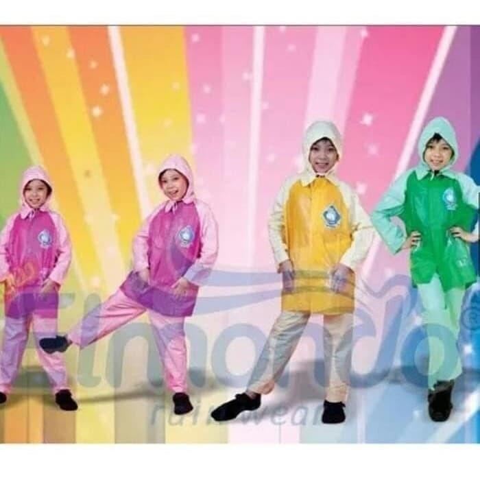 Jas Hujan Anak Stelan Elmondo - Elmondo Raincoat Anak Setelan