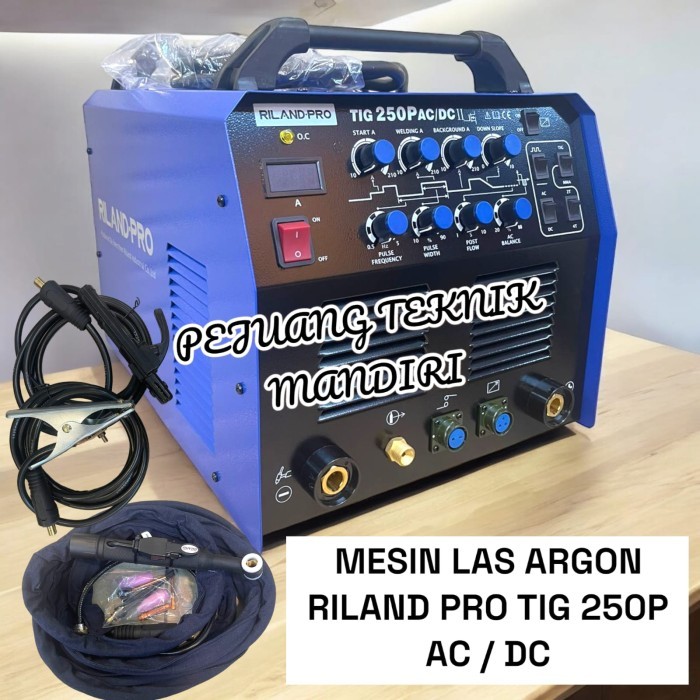 ,,,,,,,] MESIN LAS ARGON RILAND PRO TIG 250P AC/DC / TRAFO LAS ARGON RILAND PRO TIG 250 P AC DC /