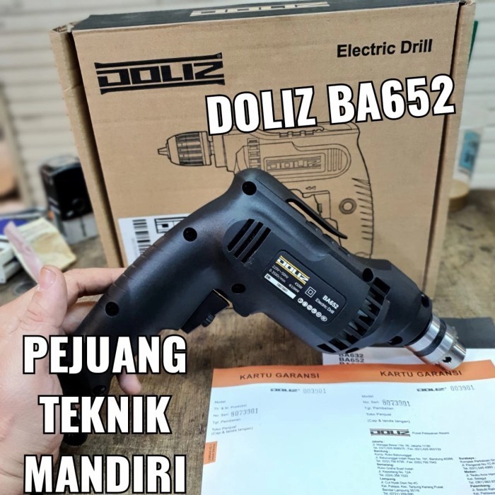 >>>>>] MESIN BOR TANGAN DOLIZ BA652 / BOR LISTRIK 10MM DOLIZ BA 652