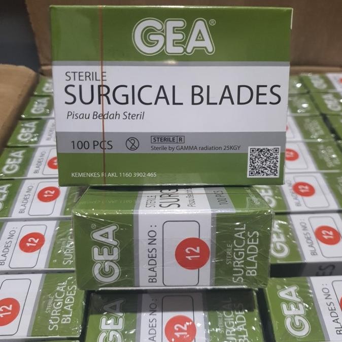 

Berkualitas Pisau Bedah GEA no 12 / Surgical Blade / Bisturi / Mata Pisau