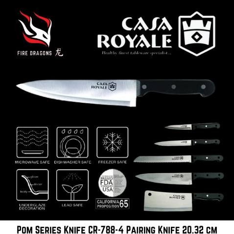 

Berkualitas (PREMIUM QUALITY) Pisau Dapur Kitchen Knife Casa Royale CR-788-4