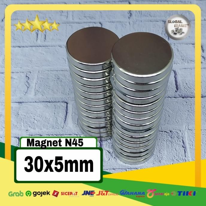 ori - magnet neodymium n45 30x5mm