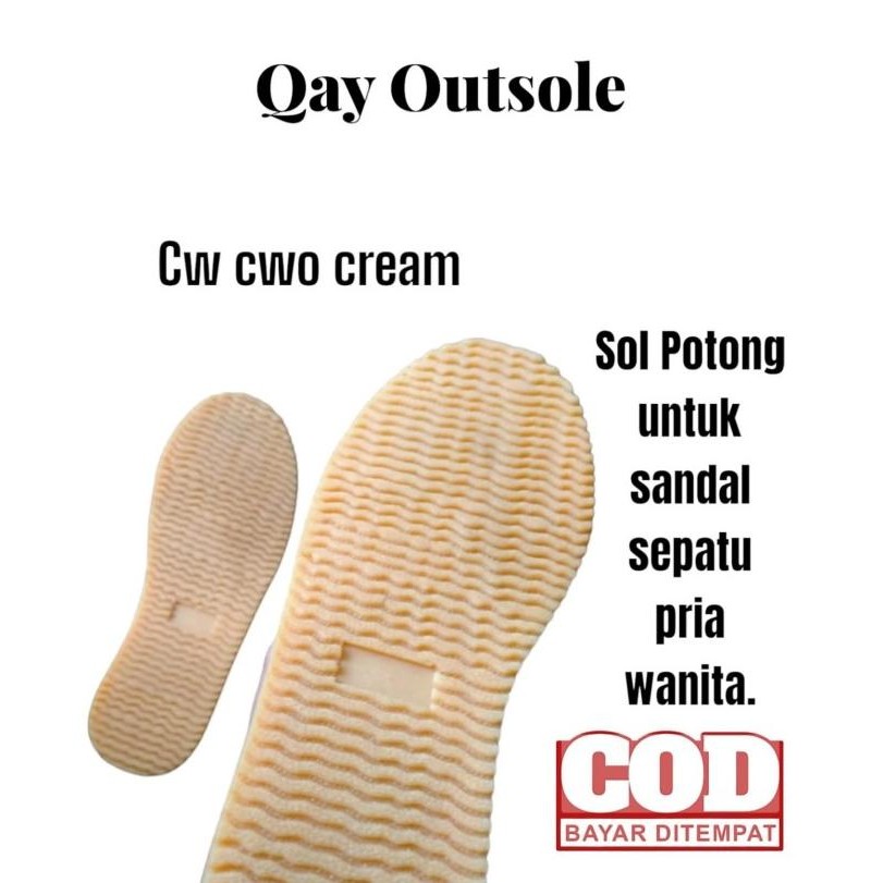 SOL SEPATU KASUAL CEWEK COWOK/SOL POTONG/SOL KARET MENTAH