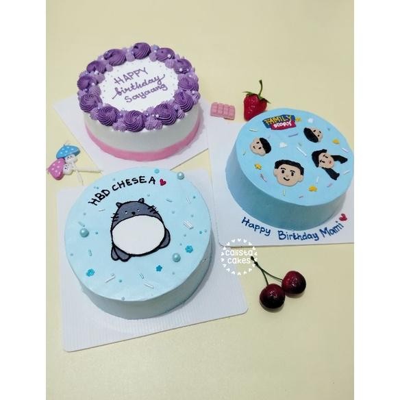 

Bisa DADAKAN atau order H-1. bento cake, birthday cake 15cm