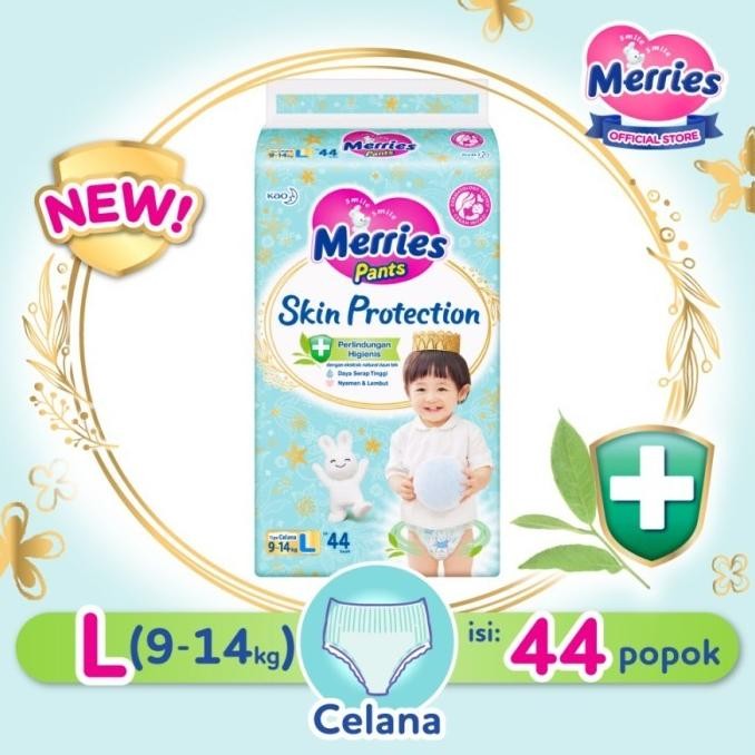 Merries Skin Protection Pants L44 Popok Bayi Celana Merries L 44